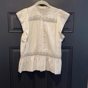 Ulla Johnson Eyelet Blouse